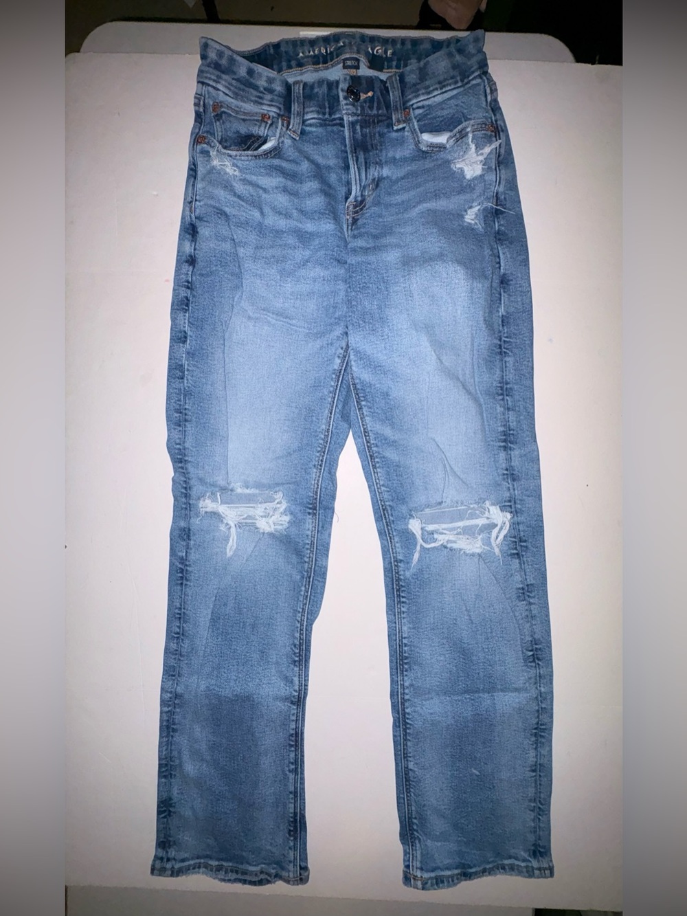 American Eagle curvy straight size 0 regular